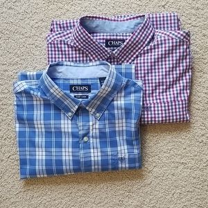 Men's Short Sleeve Dress Shirt XL